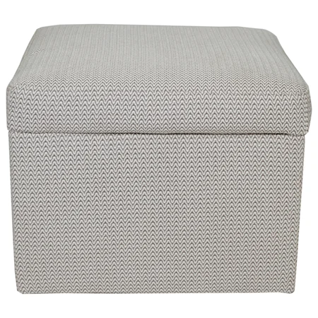 Casual Storage Cube Ottoman